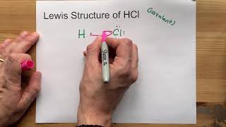 Draw the Lewis Structure of HCl hydrogen chloride [upl. by Lady481]