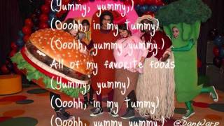 Favorite Food By Victorious Cast Lyrics On Screen [upl. by Loree]