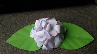 How To Make A Hydrangea Flower Bunch [upl. by Aihtenyc]