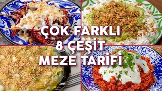 Evde Rahatlıkla Hazırlayabileceğiniz 8 Çok Farklı Meze Tarifi  Meze Tarifleri  Yemekcom [upl. by Aitenev52]