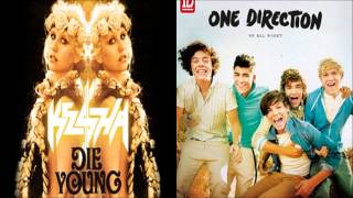 Die YoungWhat Makes You Beautiful  One Direction  Keha  Mashup [upl. by Goodman491]