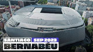 NEW Santiago Bernabéu stadium works September 2023  Real Madrid [upl. by Anoli]