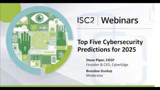 Top Five Cybersecurity Predictions for 2025 [upl. by Gerdeen646]