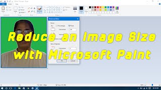 How to Resize an Image in Microsoft Paint [upl. by Yorgos]