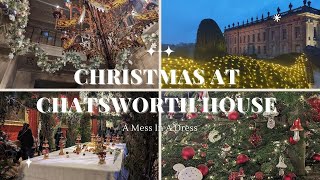 Christmas at Chatsworth House Derbyshire  December 2022  Family Vlog [upl. by Meunier610]