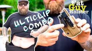 Fat Guy Holster  Ulticlip Combo Carry in GYM SHORTS [upl. by Hako]