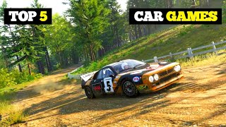 Top 5 Car Driving Games For LowEnd PC🔥 [upl. by Samled]