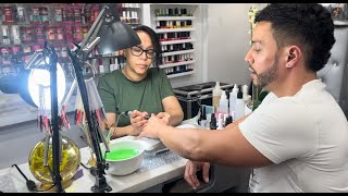 Manicure profesional para hombre paso a paso [upl. by Ahtelat797]