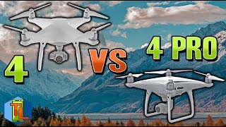 Phantom 4 Pro vs Phantom 4 Comparison [upl. by Harley]