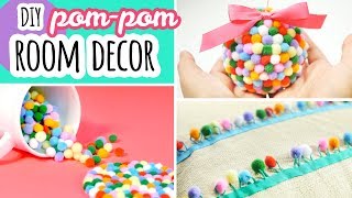 DIY Room Decor  PomPom Crafts [upl. by Aisatna]