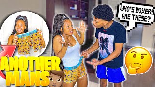 WEARING ANOTHER MANS BOXERS PRANK ON BOYFRIEND HE FLIPPED OUT [upl. by Sualkcin422]