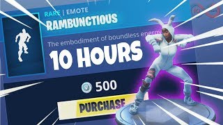 Fortnite  Rambunctious Emote 10 HOURS [upl. by Kitti871]