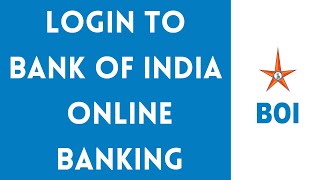 Bank of India Online Banking Login  bankofindiacoin Login 2021 [upl. by Coney]