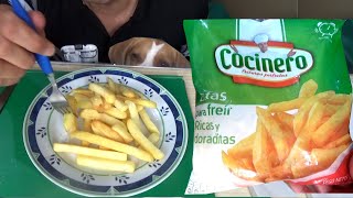 PAPAS FRITAS CONGELADAS quotCOCINEROquot  COMO FREIR [upl. by Anaujik]