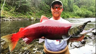 How To Fish The Russian River Alaska Sockeye Salmon Fishing How To Fish With Russian River Flys [upl. by Esirahc681]