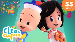 La Bamba and more Nursery Rhymes by Cleo and Cuquin  Children Songs [upl. by Meli88]