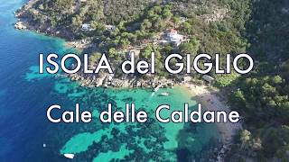 Isola del Giglio  Drone su Cala delle Caldane [upl. by Hilten]