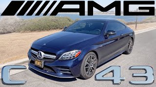 2021 MercedesBenz AMG C43 Review Better Than The S5 and M440i [upl. by Llenehs]