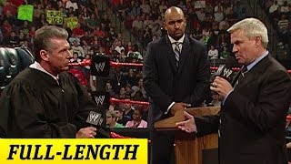 FULLLENGTH MOMENT  Raw  The Trial of Eric Bischoff [upl. by Haily860]