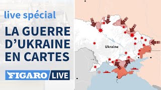 🔴Guerre en Ukraine 3 cartes pour comprendre le conflit Russie Ukraine [upl. by Diamante]