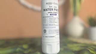 Amazon Basics Replacement LG LT700P Refrigerator Water Filter up close look [upl. by Ahsert]