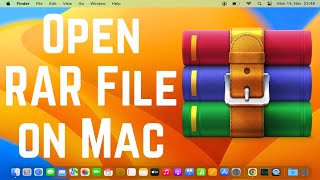 How to Open RAR File on Mac  How to Extract RAR Files on macOS 2024 [upl. by Larrej401]