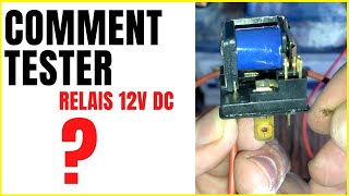 🔧 COMMENT TESTER UN RELAIS 12V DE VOITURE 🔵 [upl. by Elisee]