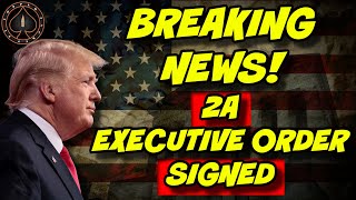 Trump Signs Massive Executive Order To Protect 2nd Amendment Rights [upl. by Milford964]