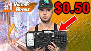 I Tried Using The WORST Fortnite Keyboard [upl. by Verena517]