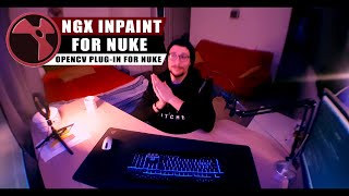 OpenCV Plugin for Nuke  NGX InPaint For Nuke Series [upl. by Yajnas]