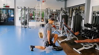 DB FrontFoot Elevated Split Squat [upl. by Nnahteb]