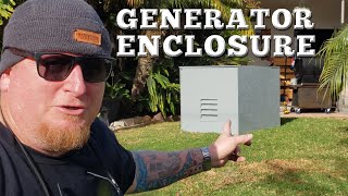 How to make a generator quieter  Best Generator Quiet Box enclosure [upl. by Lovich]