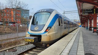 Linje 48 GnestaSödertälje centrum med X60B vagn 6119 [upl. by Wharton]