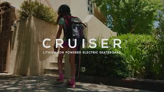 RazorX® Cruiser Electric Skateboard Ride Video [upl. by Perrine473]