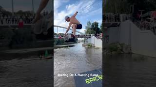 💦 Danny Leon Skates A Floating Ramp [upl. by Annoit20]