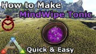 How to Make MindWipe Tonic  Reset Engrams amp Stats  Ark Survival Evolved [upl. by Collum867]