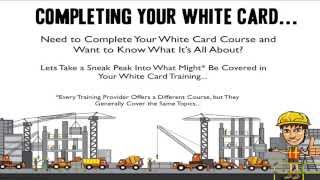 Need to Complete Your White Card [upl. by Epperson]