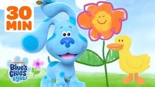 30 Minutes of Drawing Painting Arts amp Crafts w Blue 🎨  Blues Clues amp You [upl. by Copp]