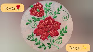 takiya ke liye Khubsurat Design  Beautiful Embroidery Design for pillow cover [upl. by Lledrac]