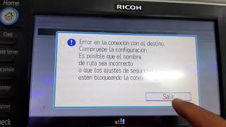 CONFIGURAR ESCANER RICOH EN W10 POR SMB EN CARPETA [upl. by Aldwon]