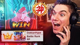 THE 1 RANKED PLAYER IN DRAGON BALL LEGENDS [upl. by Aiveneg]