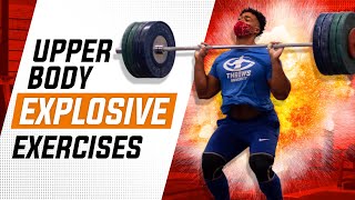 Top 5 Explosive Upper Body Strength Exercises For Athletes [upl. by Axel]