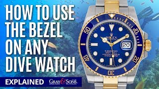 How to use a Diver’s Watch Bezel on any dive watch Tutorial [upl. by Keung963]