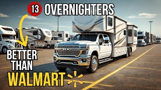 13 RV Overnighters That Surpass Walmart RV LIFE [upl. by Qiratla]