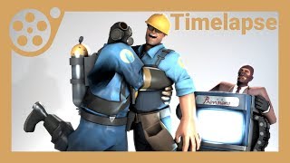 SFM Hugstf 2018 Artwork Timelapse [upl. by Esialb]