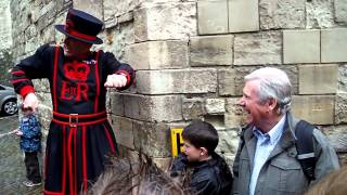 An entertaining Beefeater tour at the Tower of London [upl. by Telford]