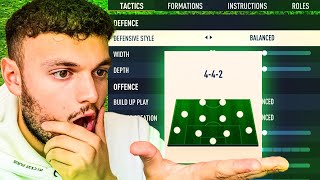 442 Made FC24 Easy 😍 Best FC24 Custom Tactics ✅ [upl. by Ecilef]