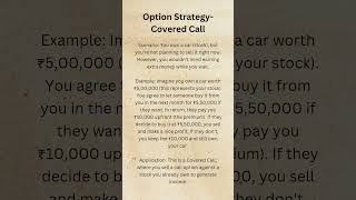 Option Strategy  Covered Call [upl. by Olinad]