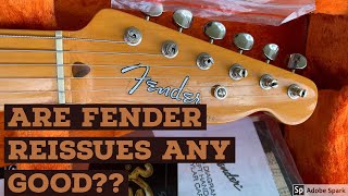 Are Fender Reissues Any Good  ‘52 Reissue Telecaster [upl. by Naima]