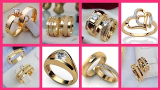 wedding couple ring design 2020  beautiful engagement ring design collection [upl. by Nimrak351]